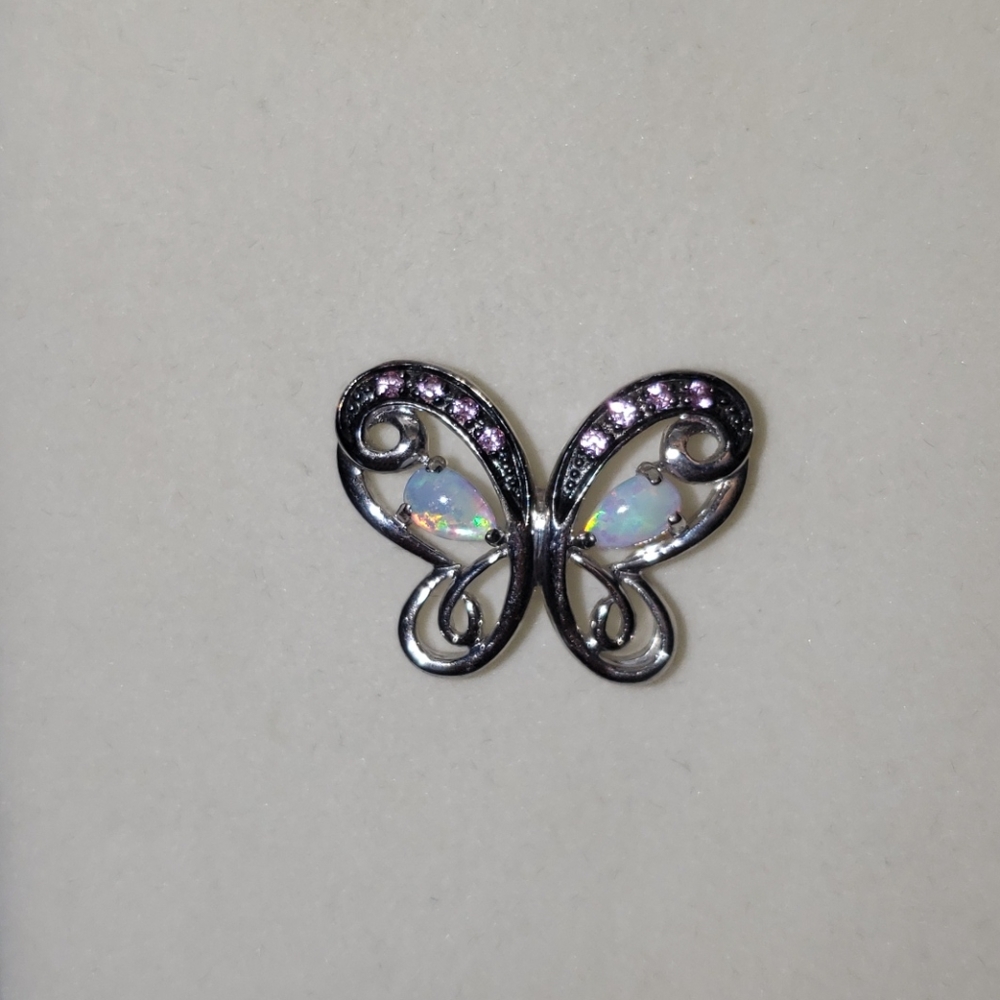 Kay Jewelers Opal Butterfly Charm for Necklace